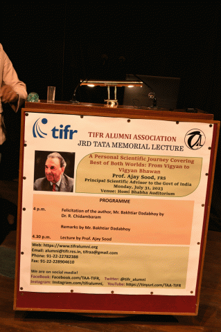 JRD Tata Memorial Lecture 2023